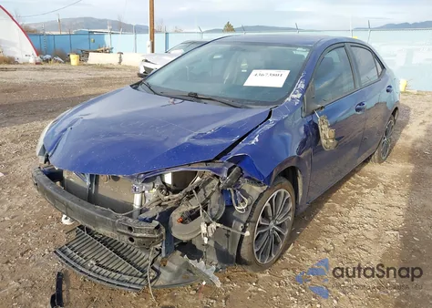 2015 Toyota Corolla S Plus from USA, damaged, VIN 2T1BURHEXFC347710